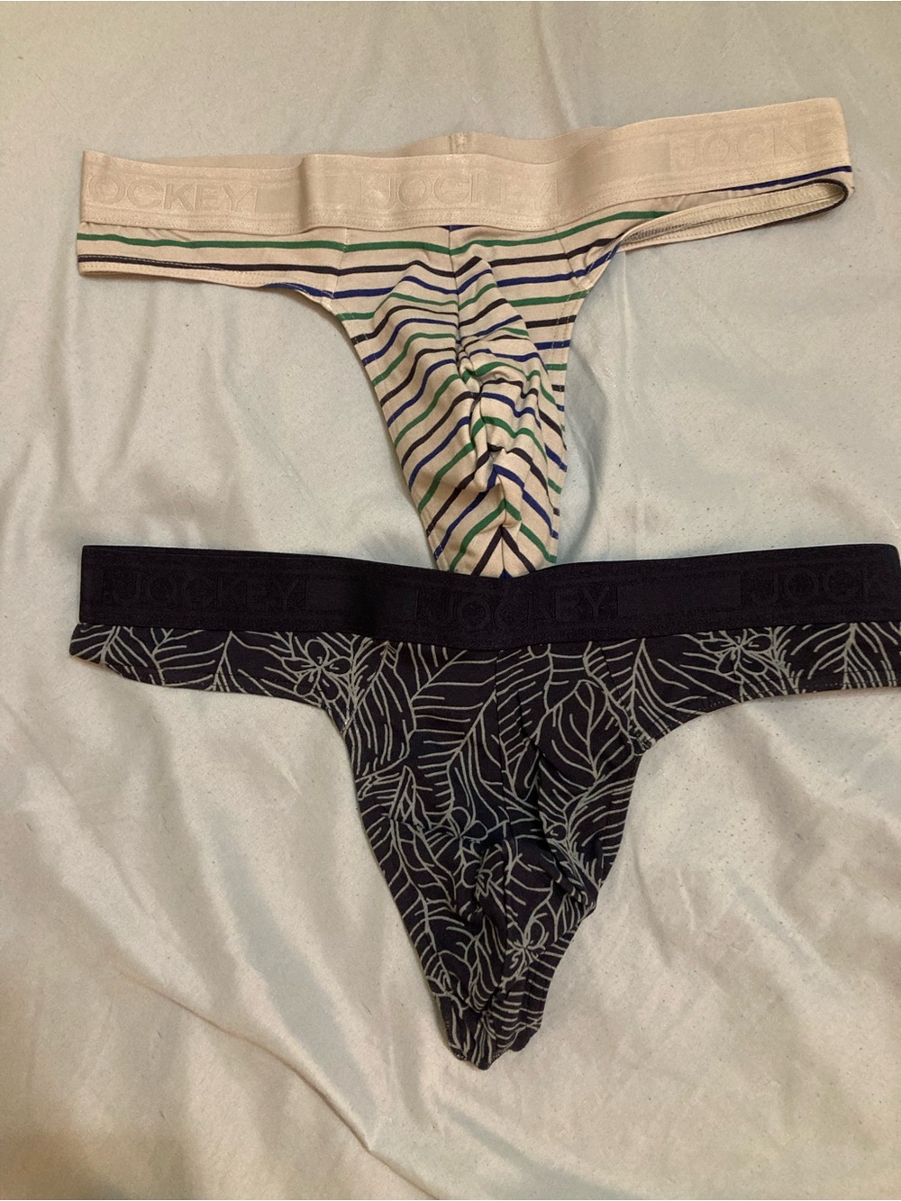 NWT Jockey 2 Pack Men’s LG Cotton Stretch Thong Underwear Amazing Comfort/Colors